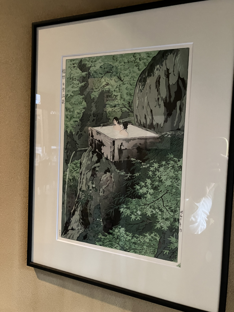 玄関の壁
「桜」から「青紅葉」へ